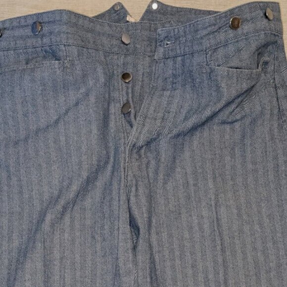 Vintage Frontier War Reenactment Pants Buckle Back Mens Sz 38 - Picture 3 of 4